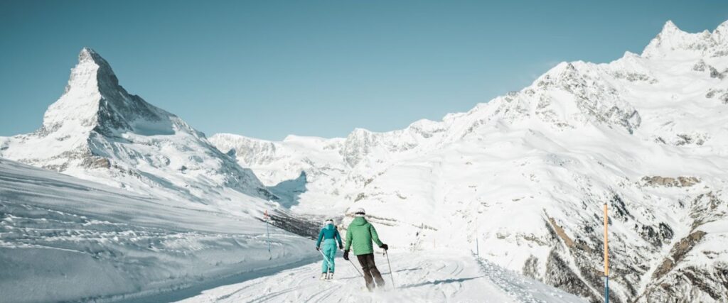 early season skiing