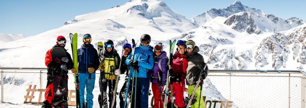 Ski chalets for large groups