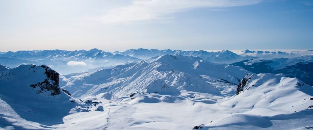 French Alps Skiing