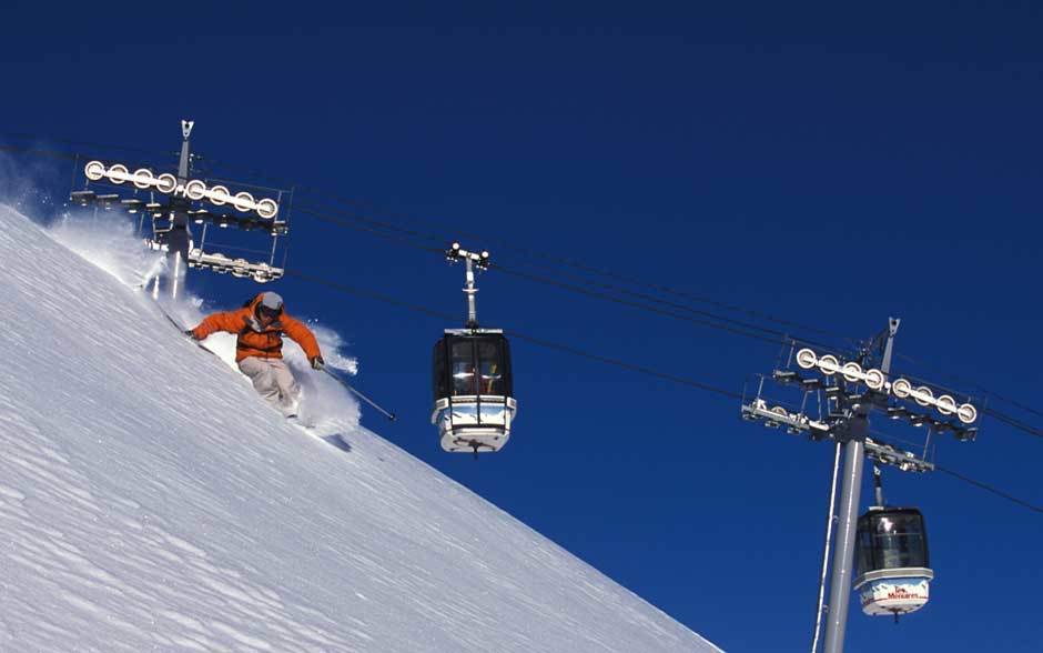 Skiing in Les Menuires