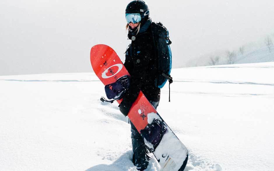 Snowboarding in Megève