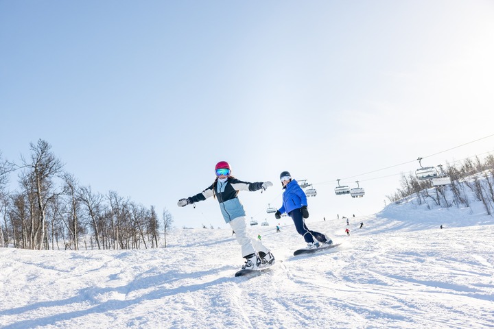 Snowboarding in Geilo