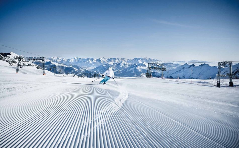 Skiing in Kaprun