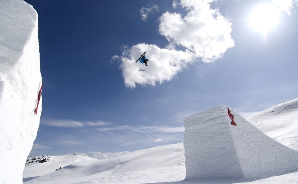 Snowboarding in Kitzbühel