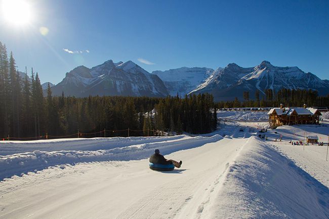 Non-Skiers in Lake Louise