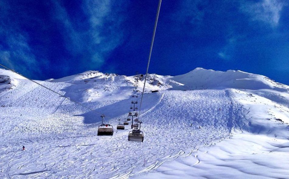 Snowboarding in Obergurgl