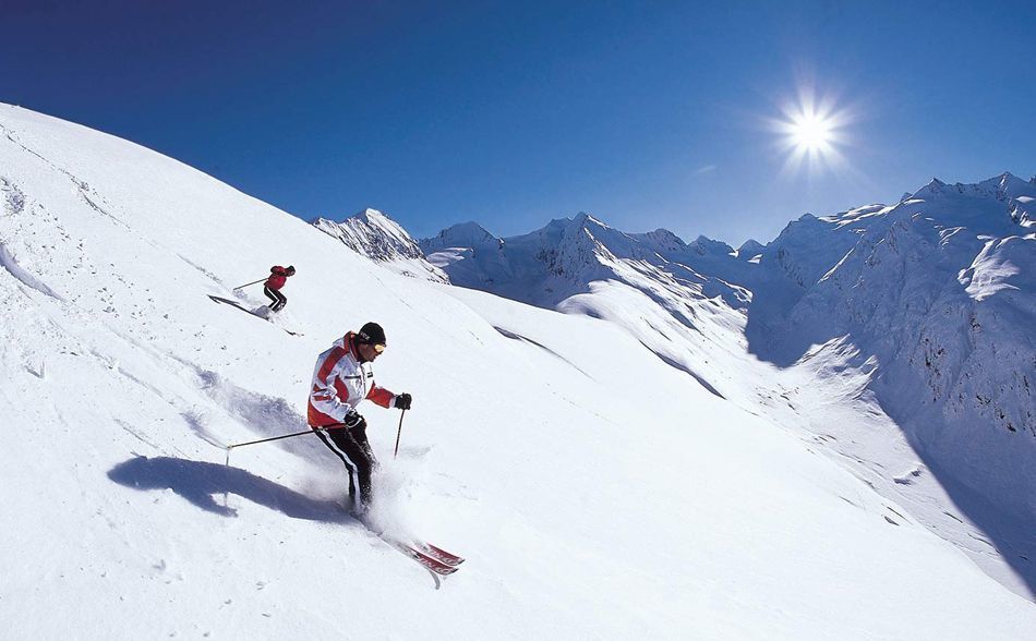 Skiing in Sölden