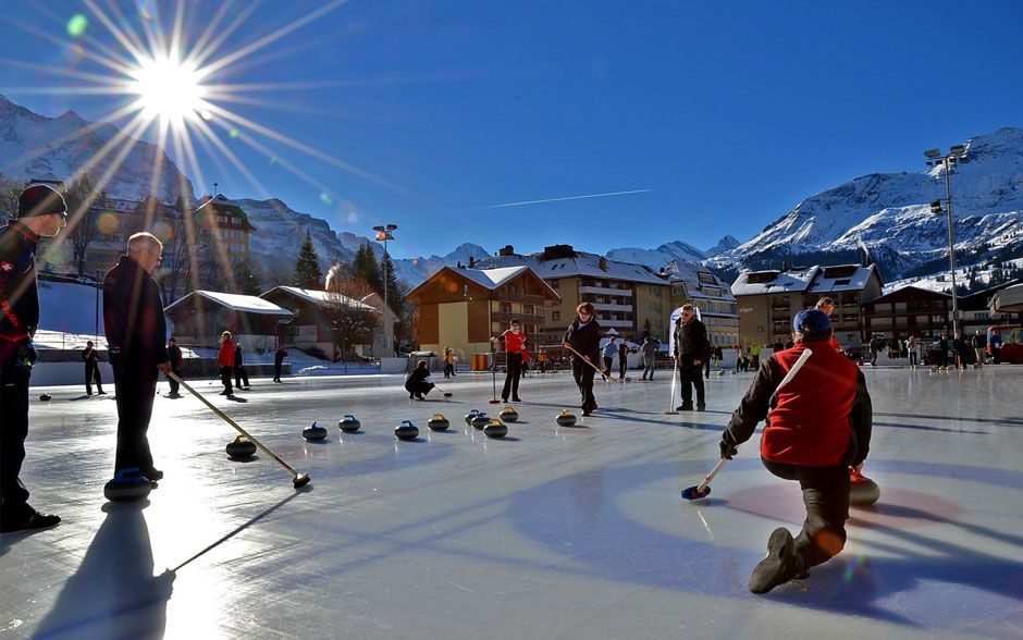 Non-Skiers in Wengen Ski Resort