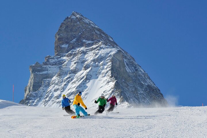 Snowboarding in Zermatt