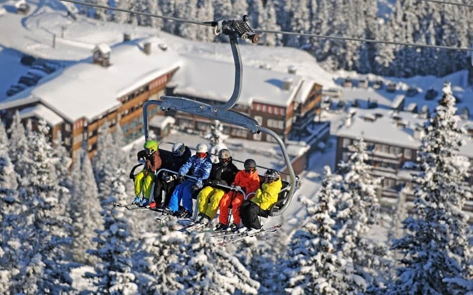 Skiing in Kvitfjell