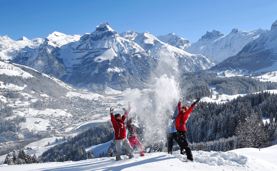 Non-Skiers in Engelberg