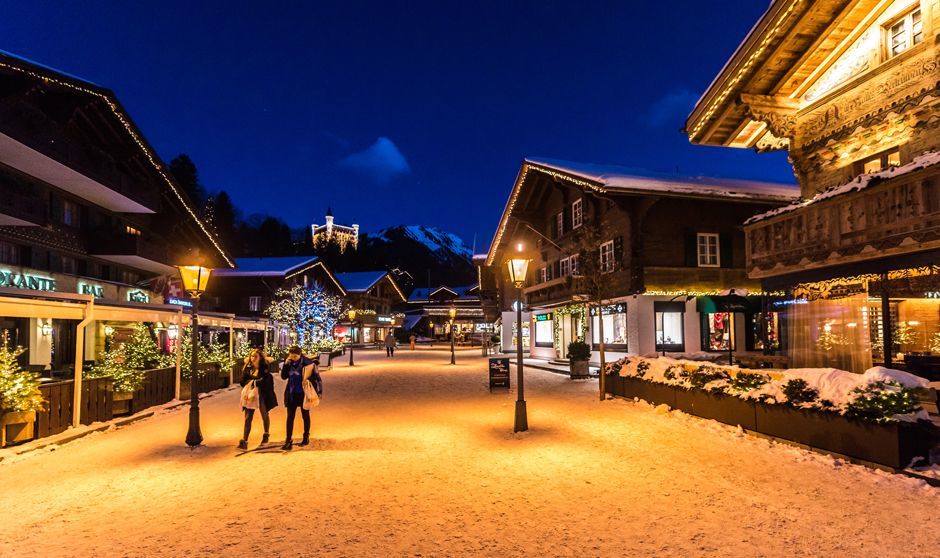 Non-Skiers in Gstaad
