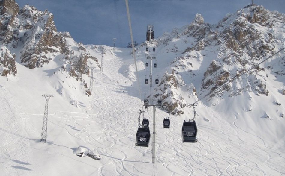 Skiing in Courchevel