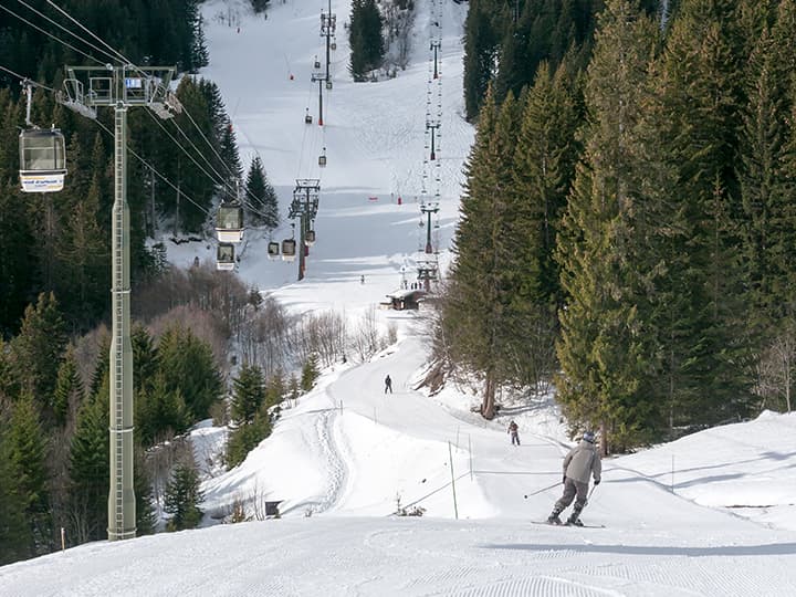 Skiing in Saint Gervais