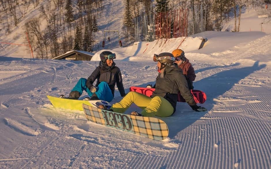 Snowboarding in Kvitfjell