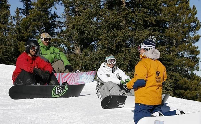 Snowboarding in Winter Park