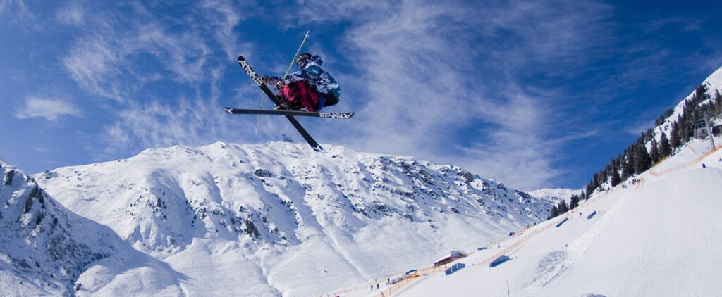 Skier Jumping