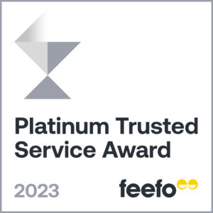 Feefo trusted service award 2023