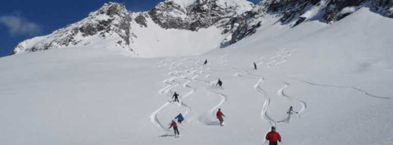 Powder skiing in Cervinia