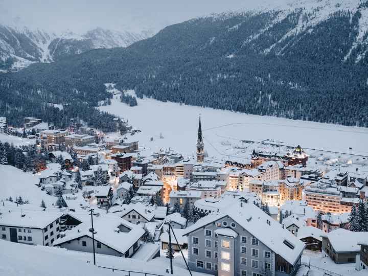 St. Moritz ski resort