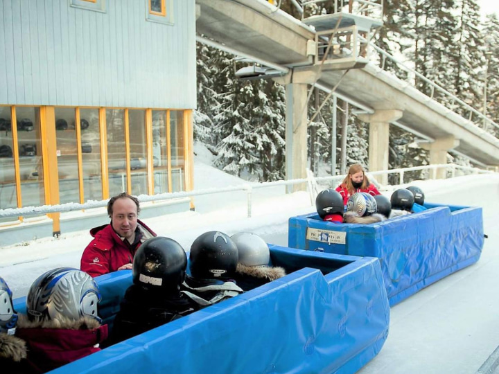 Bobsleighing in Hafjell