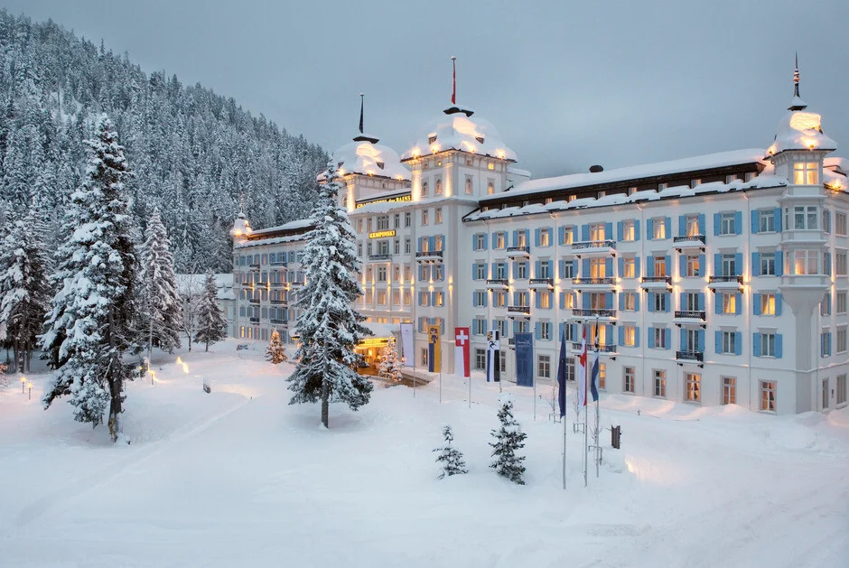 Kempinski Grand luxury ski hotel in St. Moritz