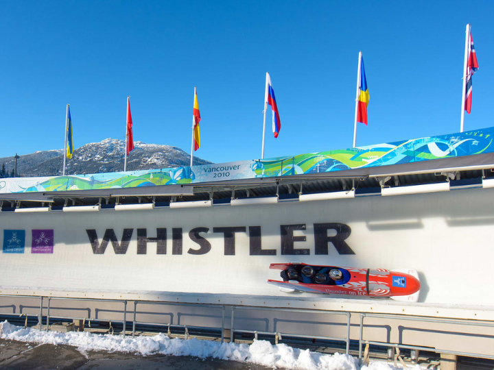 Olympic Bobsleigh in Whistler