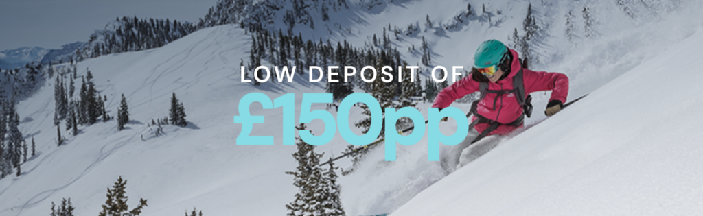 Low deposit on tailor-made ski holidays