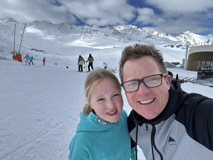 Father and Daughter Ski Weekend