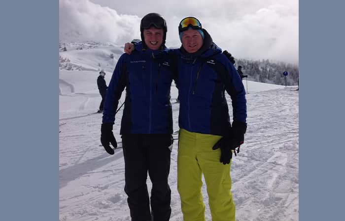 Our Ski Expert Craig in the Italian Dolomites