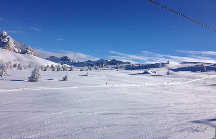 Ski Pistes in the Italian Dolomites