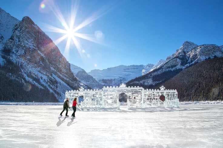 Lake Louise - one of the best places to ski in Alberta