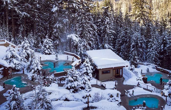 Scandinave Spa in Whistler Blackcomb