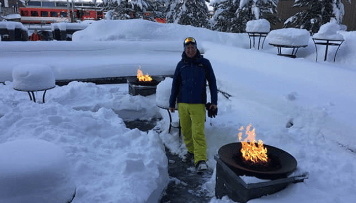 Our ski expert Craig in Andermatt ski resort in Switzerland