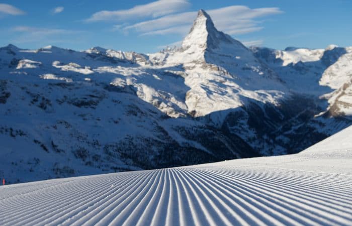 Spring skiing in Zermatt, Switzerland