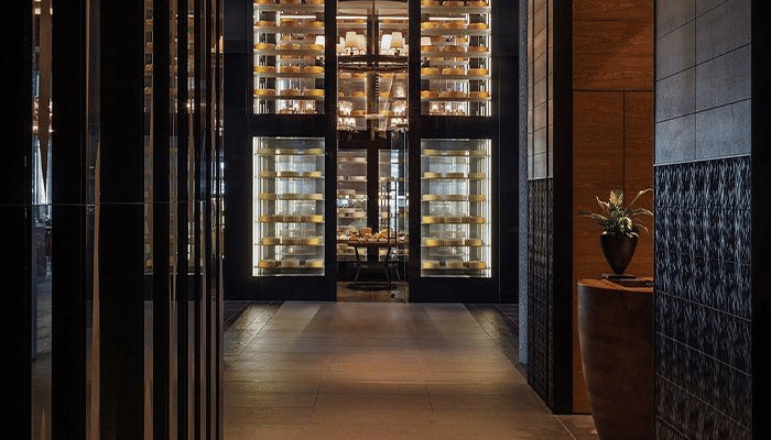 Cheese room at The Chedi hotel in Andermatt