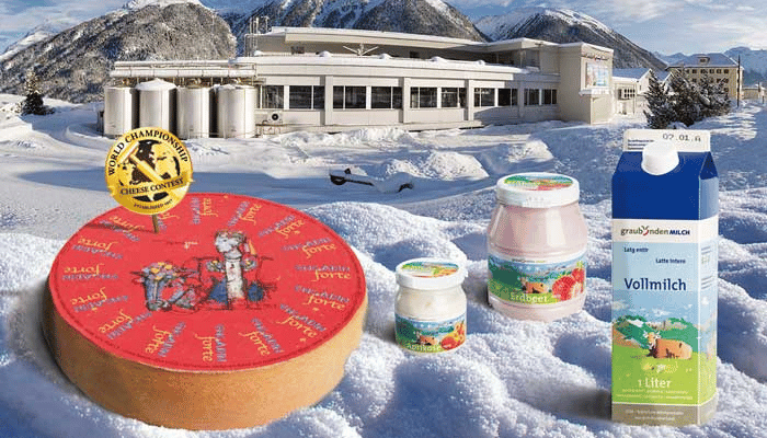 Cheese Power in St Moritz ski resort in Switzerland