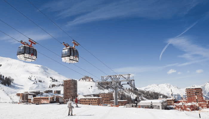 La Plagne ski resort one of the best ski resorts for beginners in France