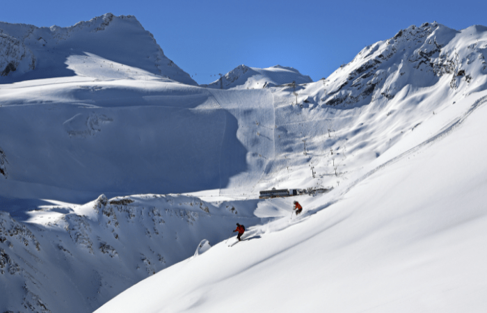 Solden is one of the most snow sure ski resorts in Austria