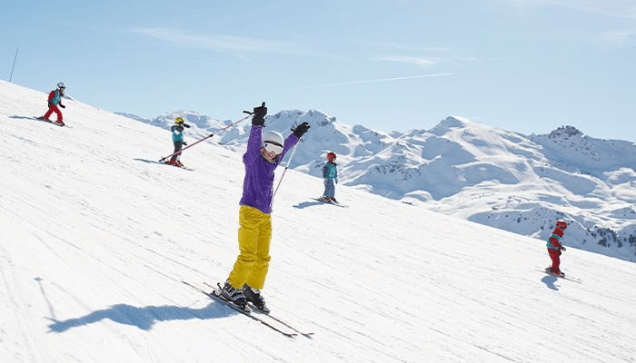 Meribel in France one of the best ski resorts for skiing in Easter