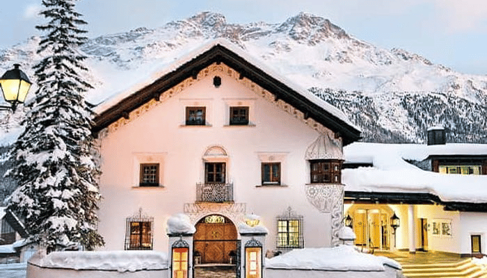Giardino Mountain Hotel in St Moritz is one of the best ski hotels in Switzerland