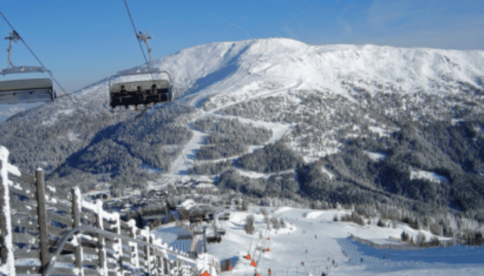 Katschberg a quiet ski resort in Austria