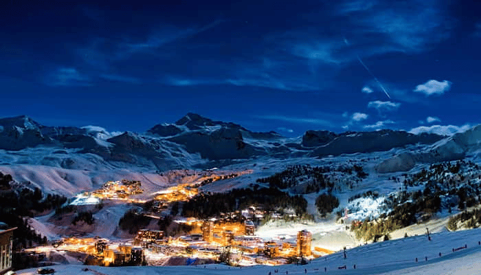 Nightlife in Les Arcs ski resort