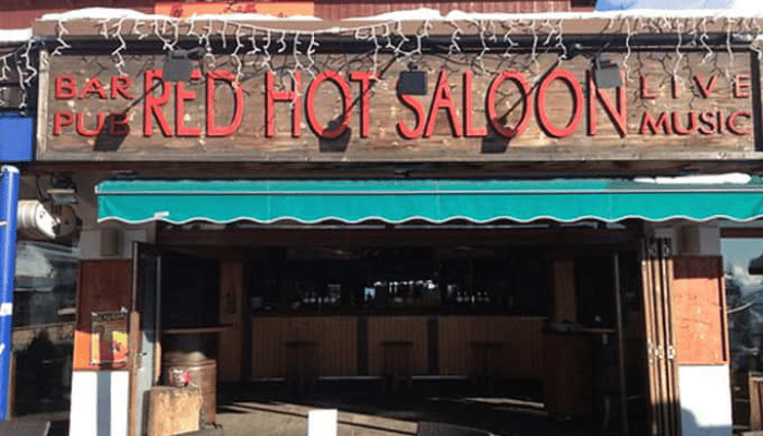 Red Hot Saloon one of the best bars for apres ski in Les Arcs