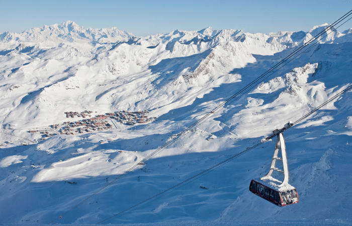 Val Thorens Skiing in France in January