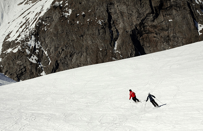 January Skiing in Courmayeur