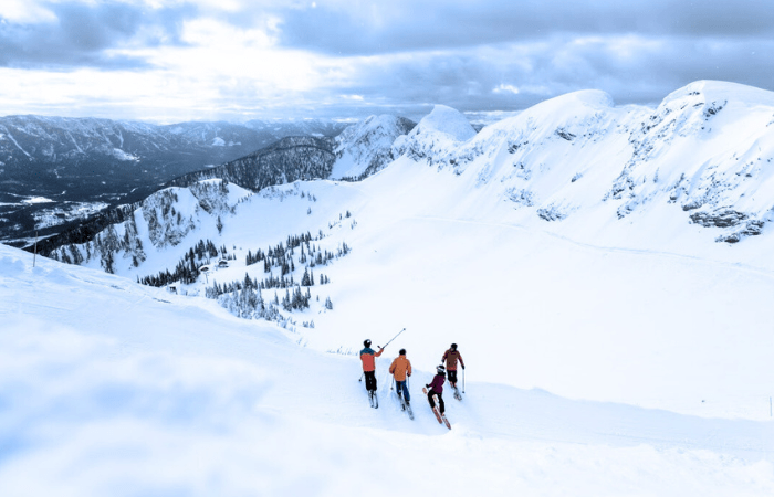 Fernie ski resort off piste