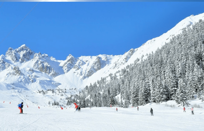 Skiing in Courchevel in February is great