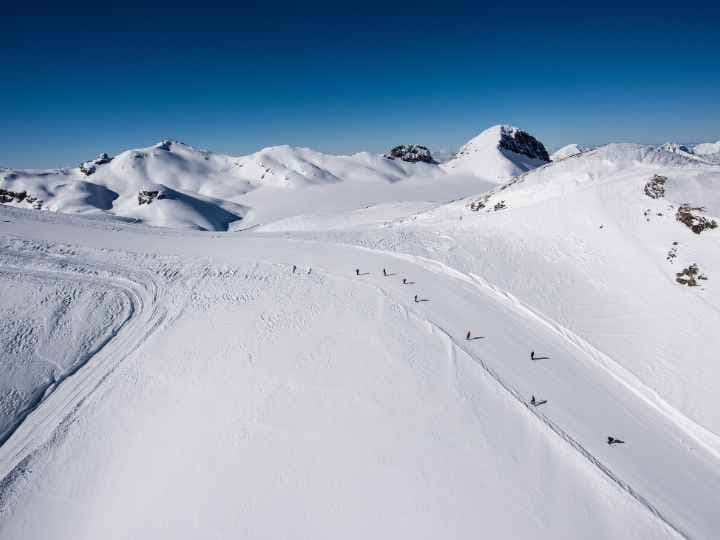 Crans Montana skiing