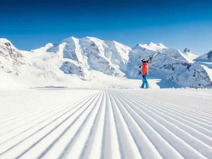 St. Moritz skiing